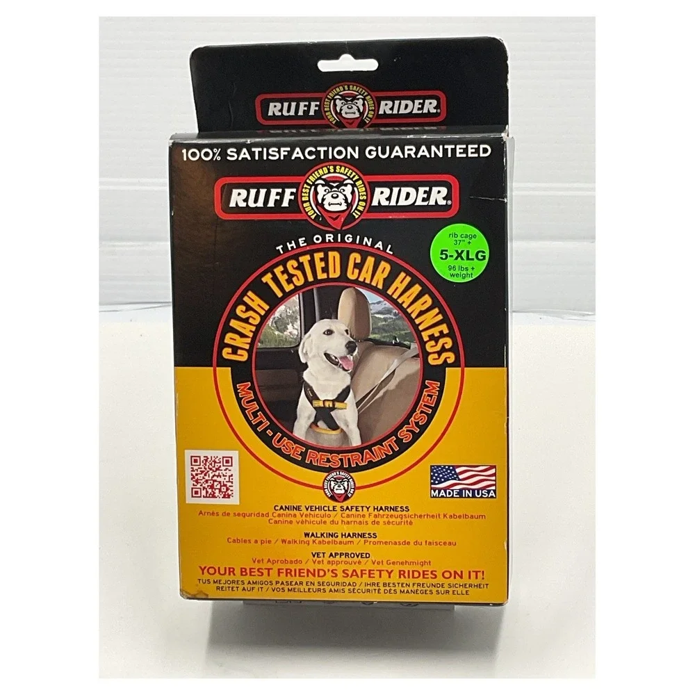 Ruff Rider Roadie Dog Car‎ Harness XL Crash Tested Made in USA